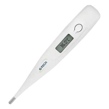 Imagem de Termômetro Clínico Digital Gtech Febre Branco Aviso Sonoro - Congratul