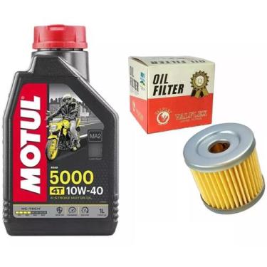Imagem de Revisão Yes 125 Intruder 125 Óleo Motul 10w40, Filtro Oleo  - VALFLEX/
