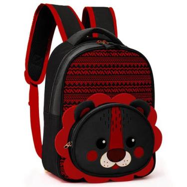 Imagem de Mochila Criança Pequena Creche Escolinha Leãozinho Promoção Escolar Ma