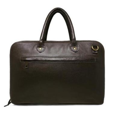 Imagem de Pasta de Couro Magno - Caramelo-Unissex