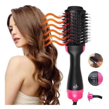 Imagem de Escova Secadora Alisadora e Modeladora 3 Em 1 110V  - One Step, 110V