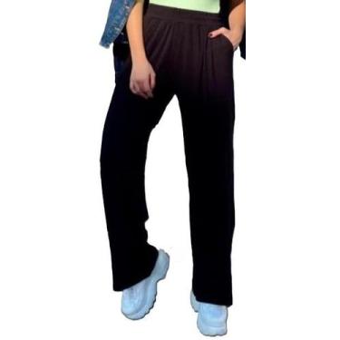 Imagem de Calça K2B Wide Leg Original Cintura Alta Conforto e Estilo Premium, Pr