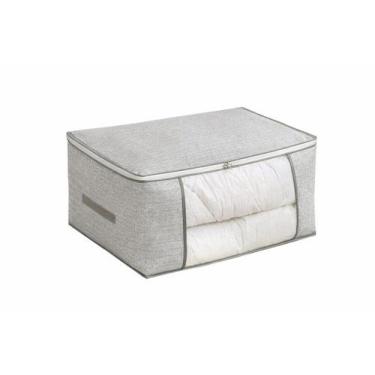 Imagem de Organizador Multiuso Visor Premium Dobrável Guarda Roupa Edredom - Uni