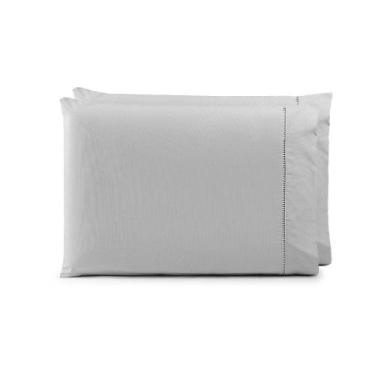 Imagem de Par De Fronhas 70cm X 50cm 2 Peças Paris 100% Algodão Percal 150 Fios 