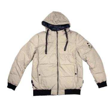 Imagem de Jaqueta Masculina Puffer Dupla Face Bobojaco com Gorro Removível MC-30