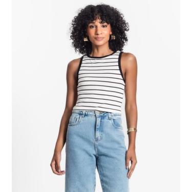 Imagem de Regata Feminina Básica Em Cotton Leve Rovitex Bege, GG, Bege