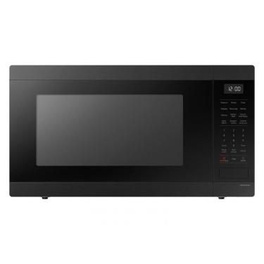 Imagem de Forno micro-ondas de bancada Samsung preto fosco 54L 900W cavidade em cerâmica sensor de cozimento 110V