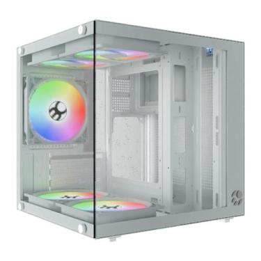 Imagem de Gabinete Gamer Bluecase BG-066 Life Pro - Vidro Temperado - Micro ATX 