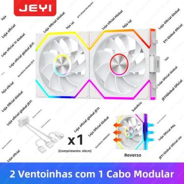 Imagem de Ventoinha De PC ARGB Hydro Bearing De 12CM JEYI 30dB(A) 5V3pin PWM 800
