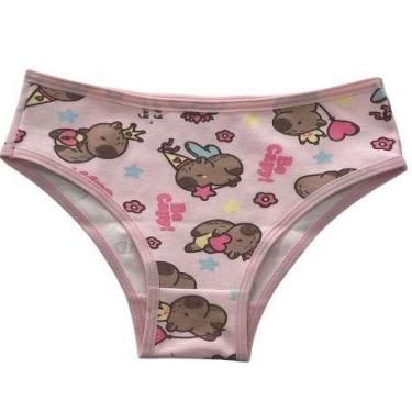 Imagem de Calcinha infantil de cotton - TOP CATZ, Rosa bebe, M