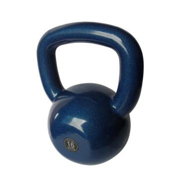 Imagem de Kettlebell Emborrachado 16 Kg Crossfit Funcional Azul