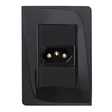 Imagem de INDUSTRIA Espelho com Bastidor e Tomada Simples 50000 Tendenza Pezzi (Preto - 20A)