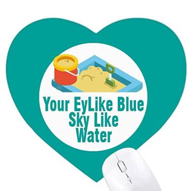 Imagem de Mousepad infantil corações Pure Happy Heart Tapete de borracha para escritório