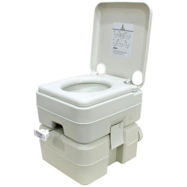 Imagem de Vaso Sanitário Portátil 20 Litros Assento Banheiro Químico