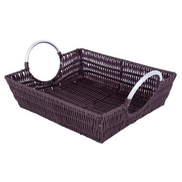 Imagem de Cesto Retangular África com Alça Reta 35x22 cm Mimo Style