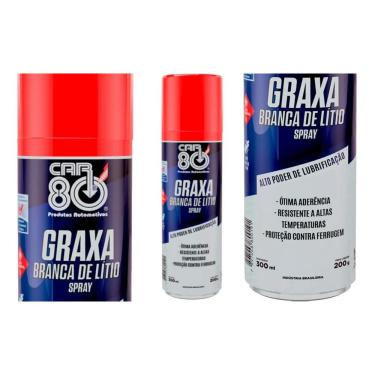 Imagem de Graxa Branca De Lítio Spray 300ml Car80