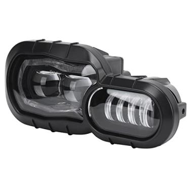Imagem de Ymiko Conjunto de farol de LED para motocicleta, luz frontal de motocicleta, à prova d'água, farol de LED, substituição para F800GS Adventure 2012-2018