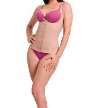 Corselet Cotton Body Shaper Bege Esbelt 01431