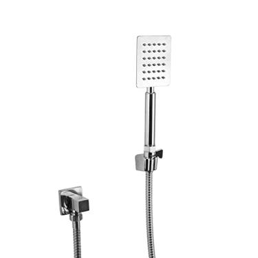 Imagem de Ducha Higiênica Inox 304 flexível 120 cm com Registro Quadrado 1/4 de Volta