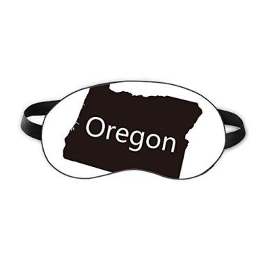 Imagem de Oregon The United States Of America Mapa Sleep Eye Shield Soft Night Vlindfold Shade Cover