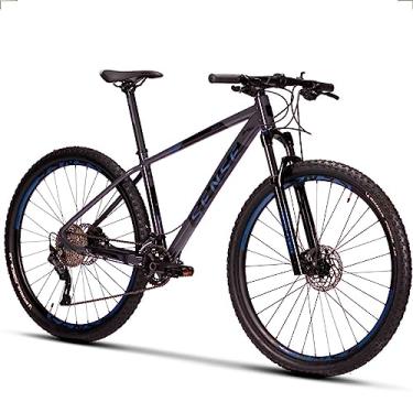 Imagem de Sense, Bicicleta Mtb Aro 29 Sense Rock Evo 2023 Shimano Deore 2x10 Velocidades Cor:Cinza Esc/Azul;Tamanho:15