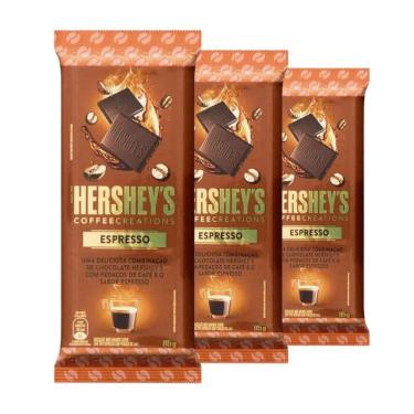 Imagem de Chocolate Hersheys Café, Espresso, 3 Barras 85g
