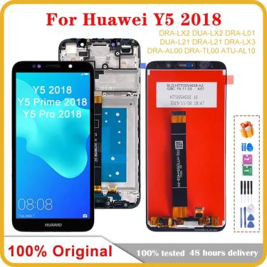 Imagem de Original LCD Display Touch Screen Substituição  5 45 "  Huawei Y5 2018 Y5 Prime 2018