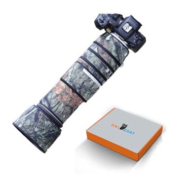 Imagem de WaterFense Capa de chuva de lente camuflada à prova d'água capa de lente para Canon RF 100-500mm F4.5-7.1 L is US M (RF 2X aumento do reino de distância) capa de proteção de lente para armas [cor: camuflagem de pinheiro]