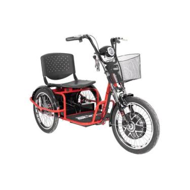 Imagem de Triciclo Elétrico Duos Confortável Para Adultos Motor 800W