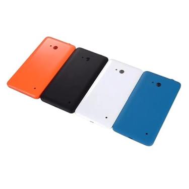 Imagem de SHOWGOOD Capa traseira para Nokia Lumia 640 com botão lateral para Nokia Lumia 640 Bateria de substituição (azul)