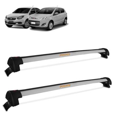 Imagem de Rack De Teto Travessa Palio e Siena 1996 a 2017 4 Pts Alumínio Prata