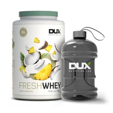 Imagem de FRESHWHEY™ 900g + GALÃO 1,8L Sabor Abacaxi e Coco