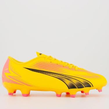 Imagem de Chuteira Puma Ultra Match FG/AG BDP Campo Laranja Neon-Masculino