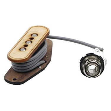 Imagem de Captador de guitarra de 3 cordas, caixa de charuto elétrico de madeira de bordo, captador de baixo para guitarra de 1/10.2 cm, peças de reposição para guitarra