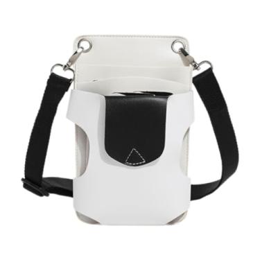 Imagem de menolana Bolsa de tesoura, pochete de cabeleireiro, bolsa de cintura de barbeiro, bolso para ferramentas, bolsa de ferramentas de salão de beleza, bolsa de, Branco Preto