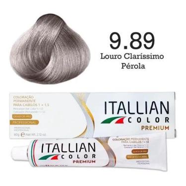 Imagem de Coloração 9.89 Louro Claríssimo Pérola  Itallian Color
