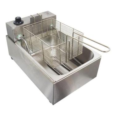 Imagem de Fritadeira Industrial Irmaos Ribeiro 1 Cuba 5 L Aço Inoxidável 220v - 