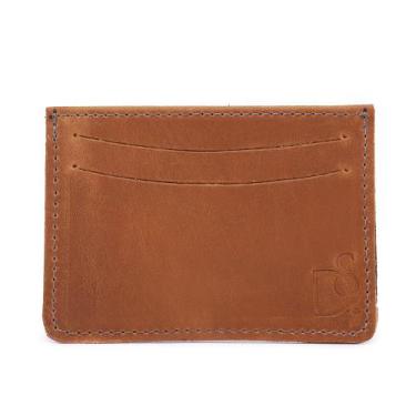 Imagem de Porta Cartoes Carteira Masculina Couro Fossil Slim Premium Compacta Re