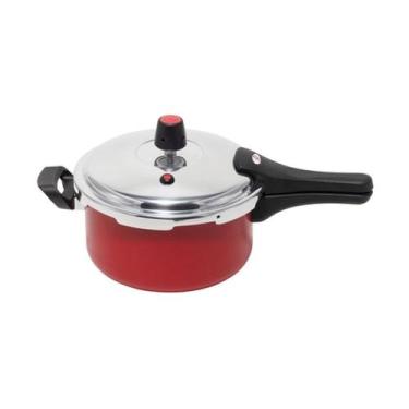 Imagem de Panela de Pressão Trava Externa 3L Rouge - Marcolar, Vermelho, 3L
