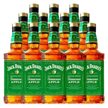 Imagem de Whisky de Maçã Verde Jack Daniel's Apple 1l 12 Unidades