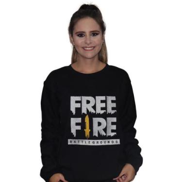 Imagem de Moletom Blusa Casaco de Inverno Bordado Unissex Free Fire - Boutique d
