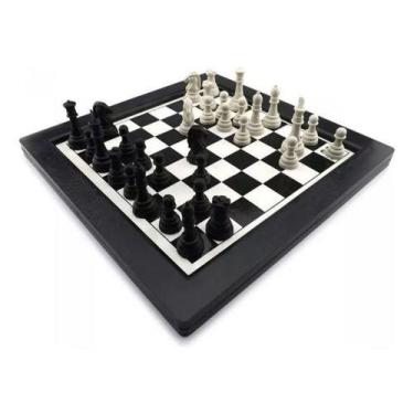 Imagem de Jogo Xadrez e Trilha 24x24cm Dutati