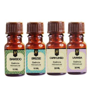 Imagem de Kit Top 4 Essências Aromatizantes Para Difusor Nattu Aroma