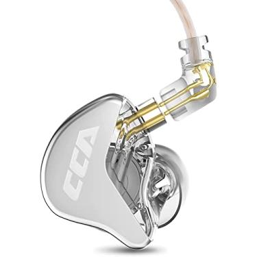 Imagem de H HIFIHEAR Cca Cra Monitores Intra-Auriculares Fones de Ouvido Diafragma Ultrafino Driver Dinâmico Super Bass Fones de Ouvido com Som Claro Fones de Ouvido Iem com Fio e Cabo Removível para Cantor Mús
