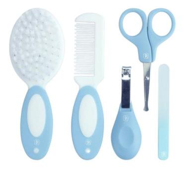 Imagem de Kit Higiene 5 Peças Cuidados Bebê Unhas Cabelo Pimpolho - Mundo dos Ba