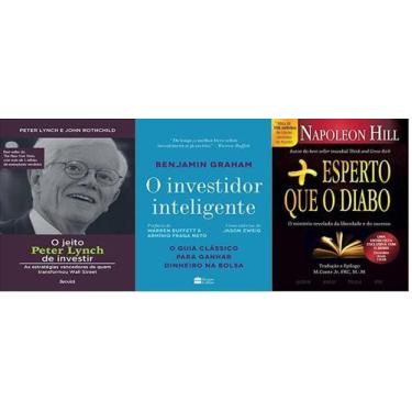 Imagem de KIT 3 LIVROS INVESTIDOR O Jeito Peter Lynch De Investir + O investidor