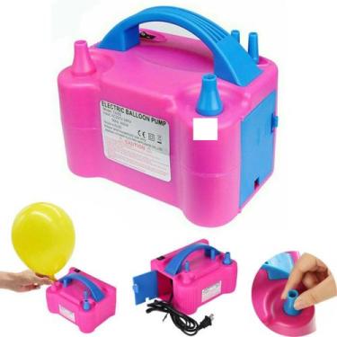 Imagem de Inflador Compressor Automático Bomba Elétrica Bexigas Balões - Stuff L