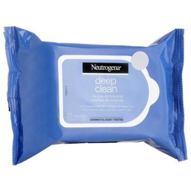 Imagem de Lenço Demaquilante Neutrogena Deep Clean - 25 Unidades