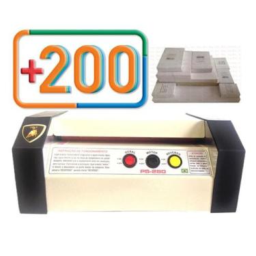 Imagem de Plastificadora profíssional Ps-280 Plastico Plastificação 200 Grafity 