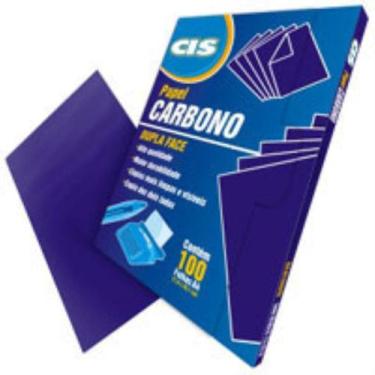 Imagem de Papel Carbono para Lápis CIS Dupla Face A4 Violeta - Caixa com 100 Fol